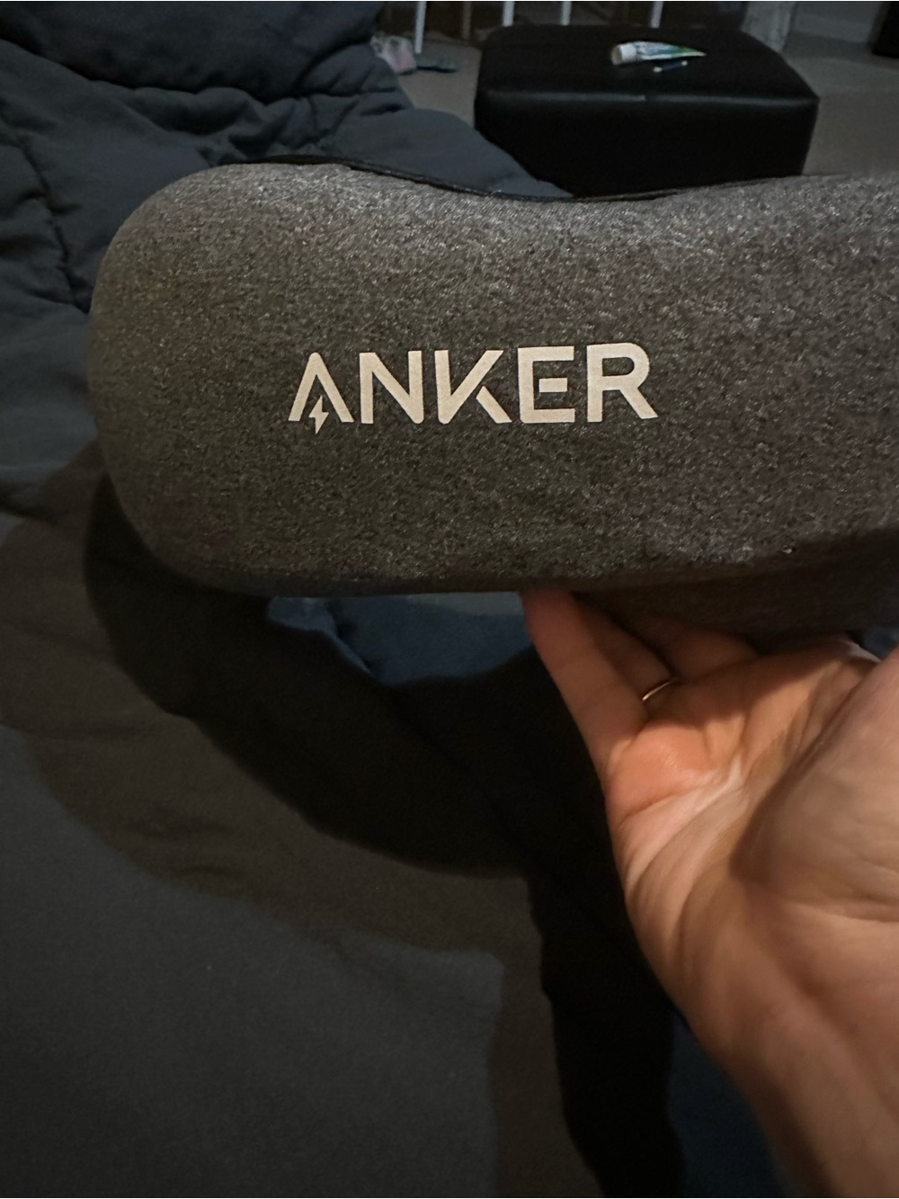 Anker Dark Gray VR Headset Case with White Logo